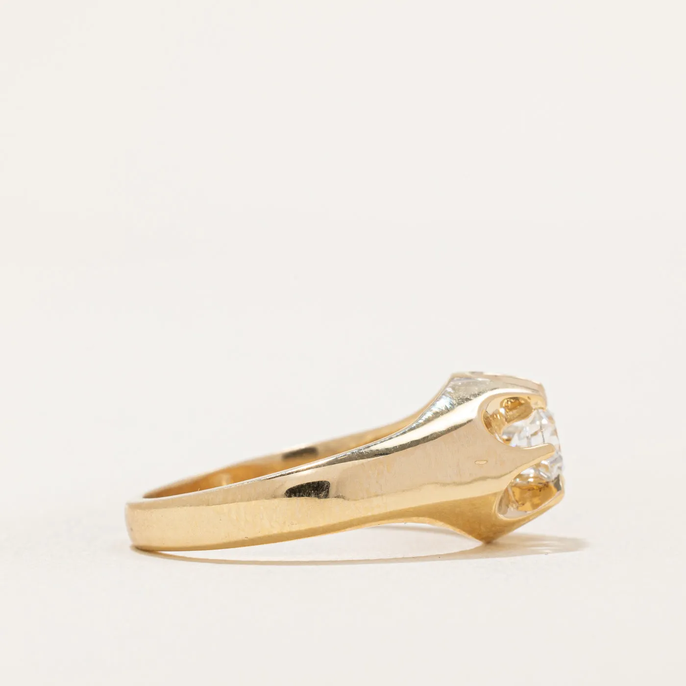100 Ways Jewelry '100 Ways' GIA Certified Diamond Belcher Set Ring | 0.57ct | SZ 9.5 |
