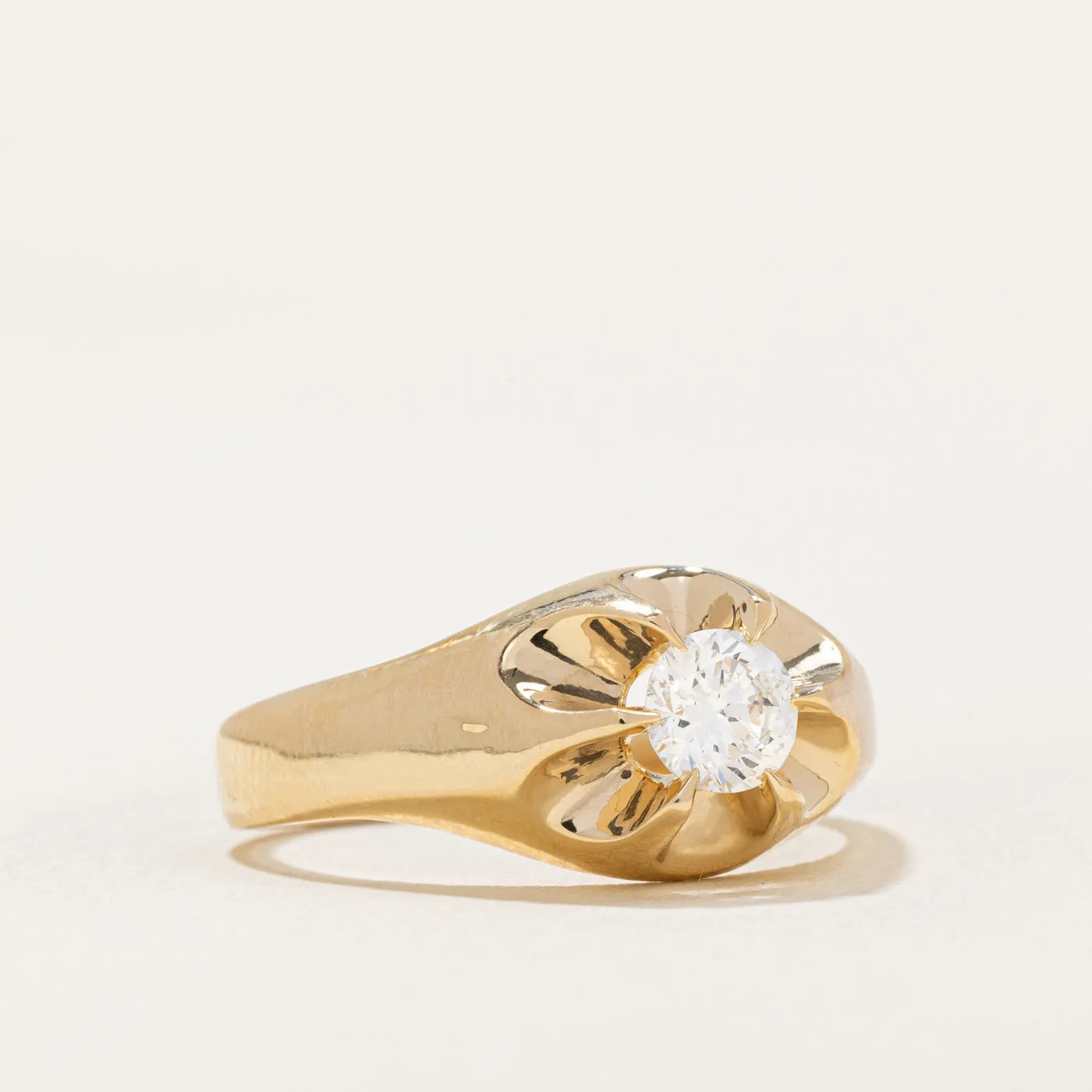 100 Ways Jewelry '100 Ways' GIA Certified Diamond Belcher Set Ring | 0.57ct | SZ 9.5 |