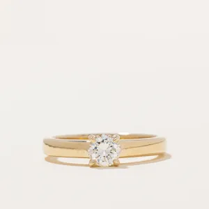 100 Ways Jewelry '100 Ways' GIA Certified Diamond Engagement Ring | 0.54ct | SZ 7 |