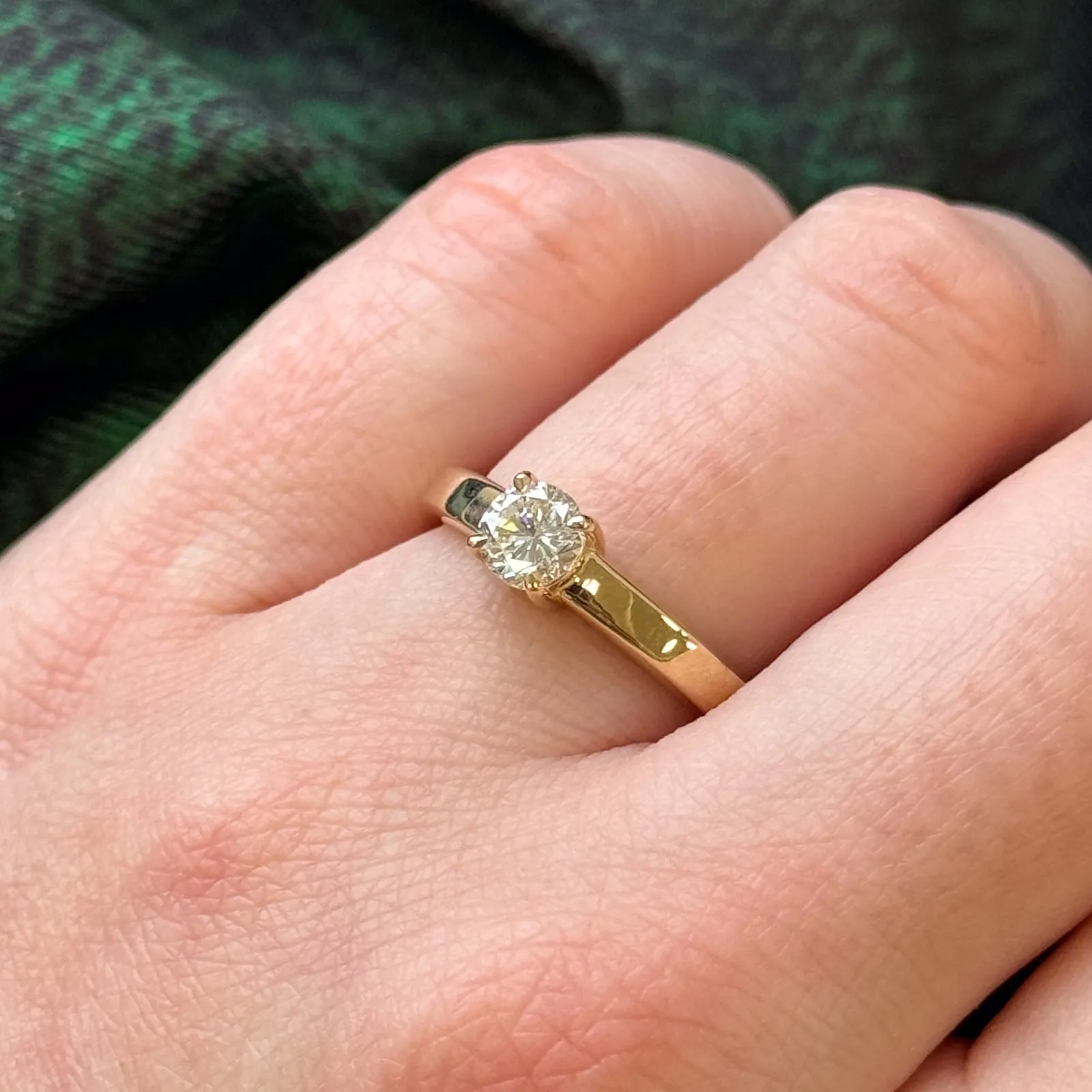 100 Ways Jewelry '100 Ways' GIA Certified Diamond Engagement Ring | 0.54ct | SZ 7 |