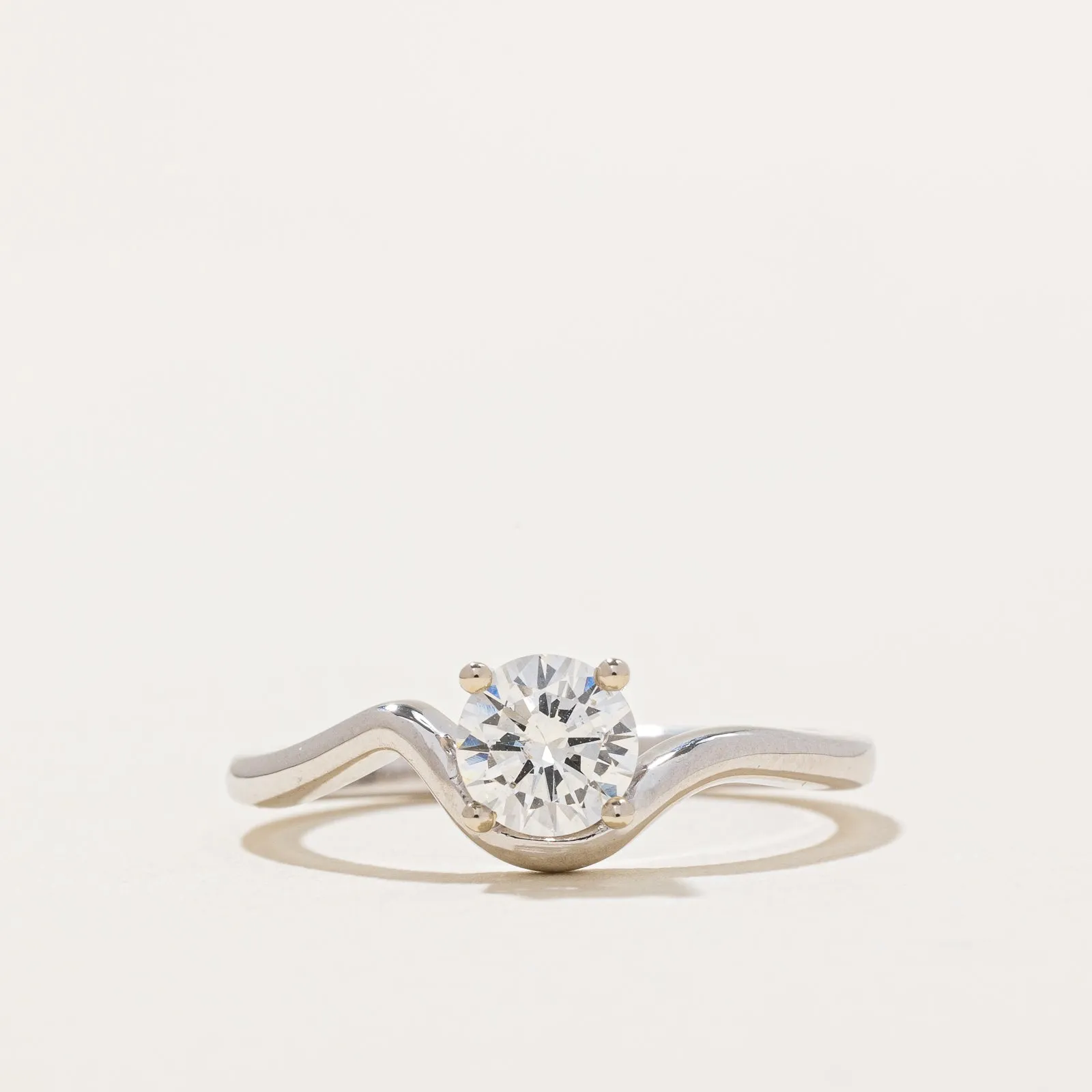100 Ways Jewelry '100 Ways' GIA Certified Diamond Freeform Engagement Ring | 0.55ct | SZ 6.75 |