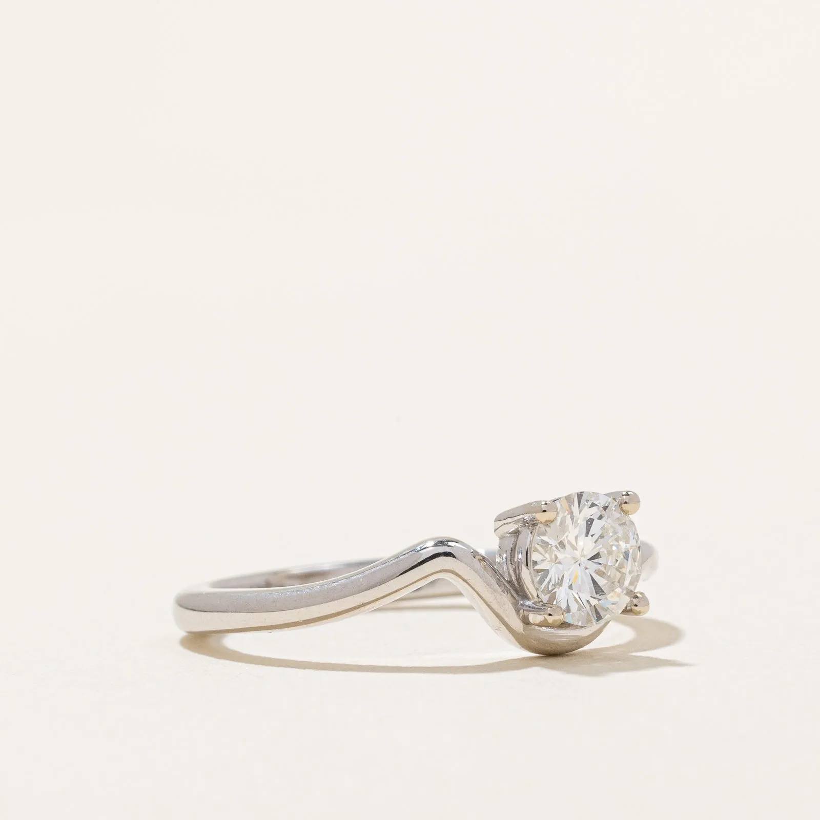 100 Ways Jewelry '100 Ways' GIA Certified Diamond Freeform Engagement Ring | 0.55ct | SZ 6.75 |