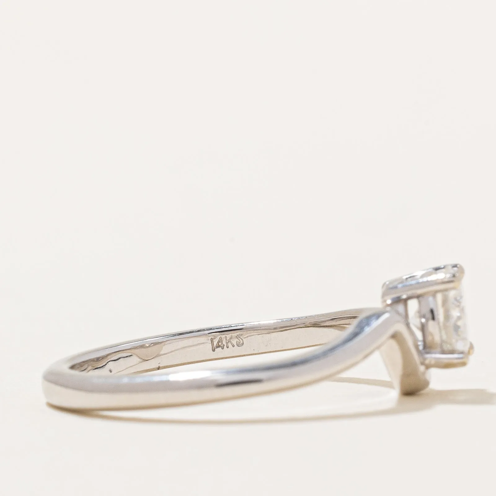 100 Ways Jewelry '100 Ways' GIA Certified Diamond Freeform Engagement Ring | 0.55ct | SZ 6.75 |