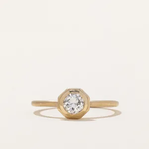 100 Ways Jewelry '100 Ways' GIA Certified Diamond Octagon Engagement Ring | 0.56ct | SZ 7 |