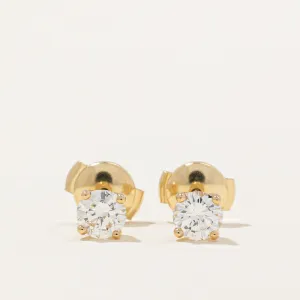 100 Ways Jewelry 100 Ways' GIA Certified Diamond Stud Earrings  | 0.70ctw SI2 G |