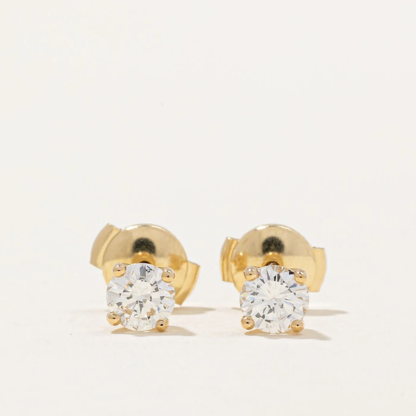 100 Ways Jewelry 100 Ways' GIA Certified Diamond Stud Earrings  | 0.70ctw SI2 G |