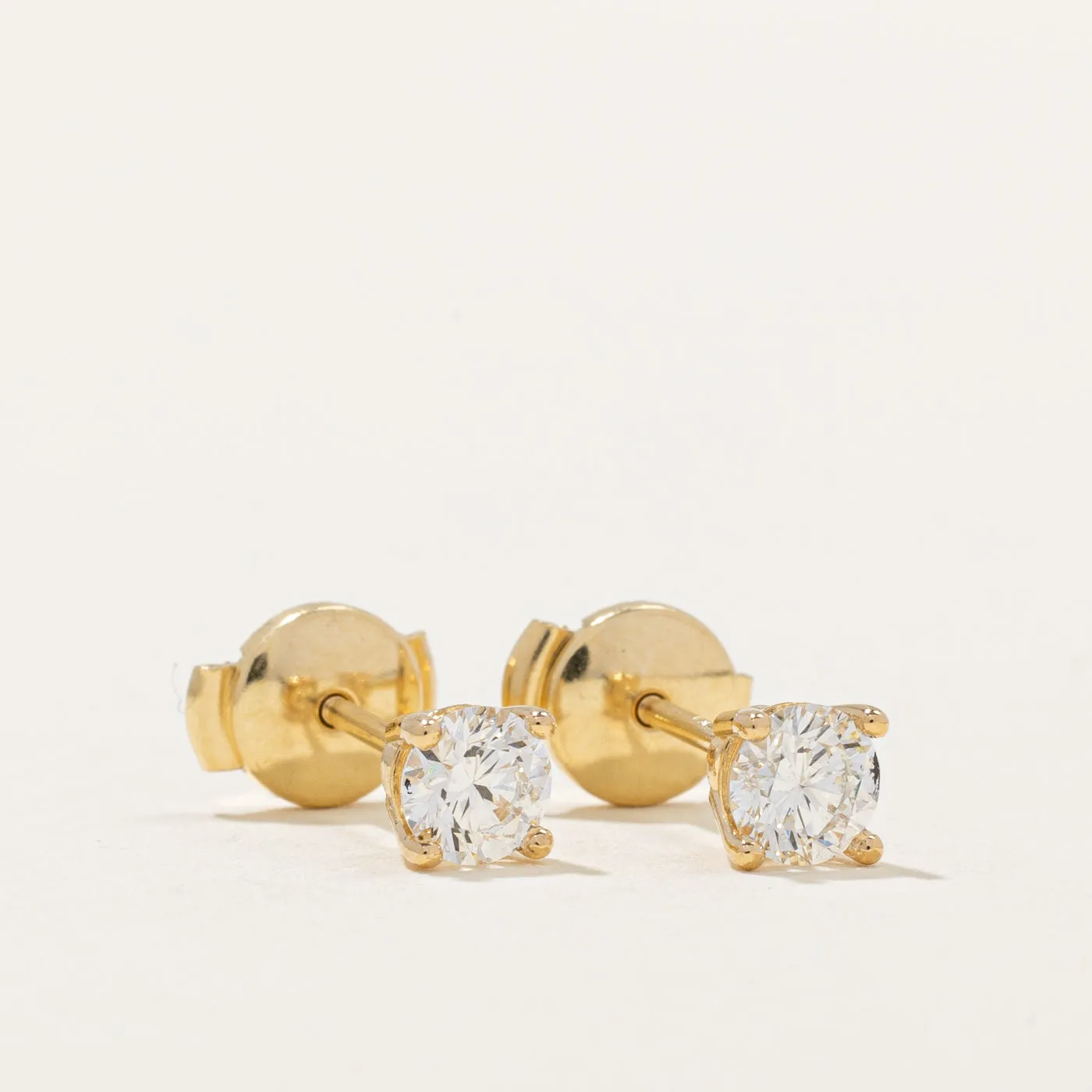 100 Ways Jewelry 100 Ways' GIA Certified Diamond Stud Earrings | 0.71ctw VS1/VS2 F/G |