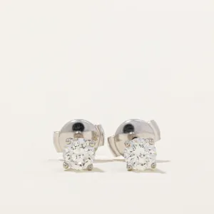 100 Ways Jewelry 100 Ways' GIA Certified Diamond Stud Earrings | 0.80ctw SI1/SI2 G |
