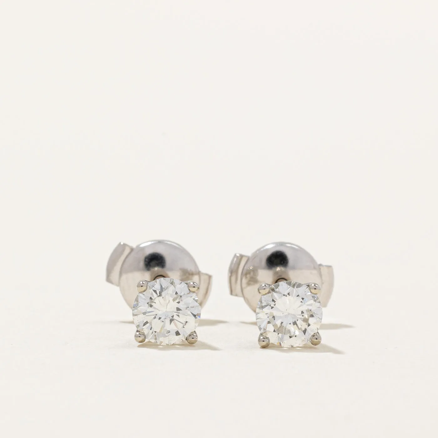 100 Ways Jewelry 100 Ways' GIA Certified Diamond Stud Earrings | 0.83ctw VS1/VS2 G |