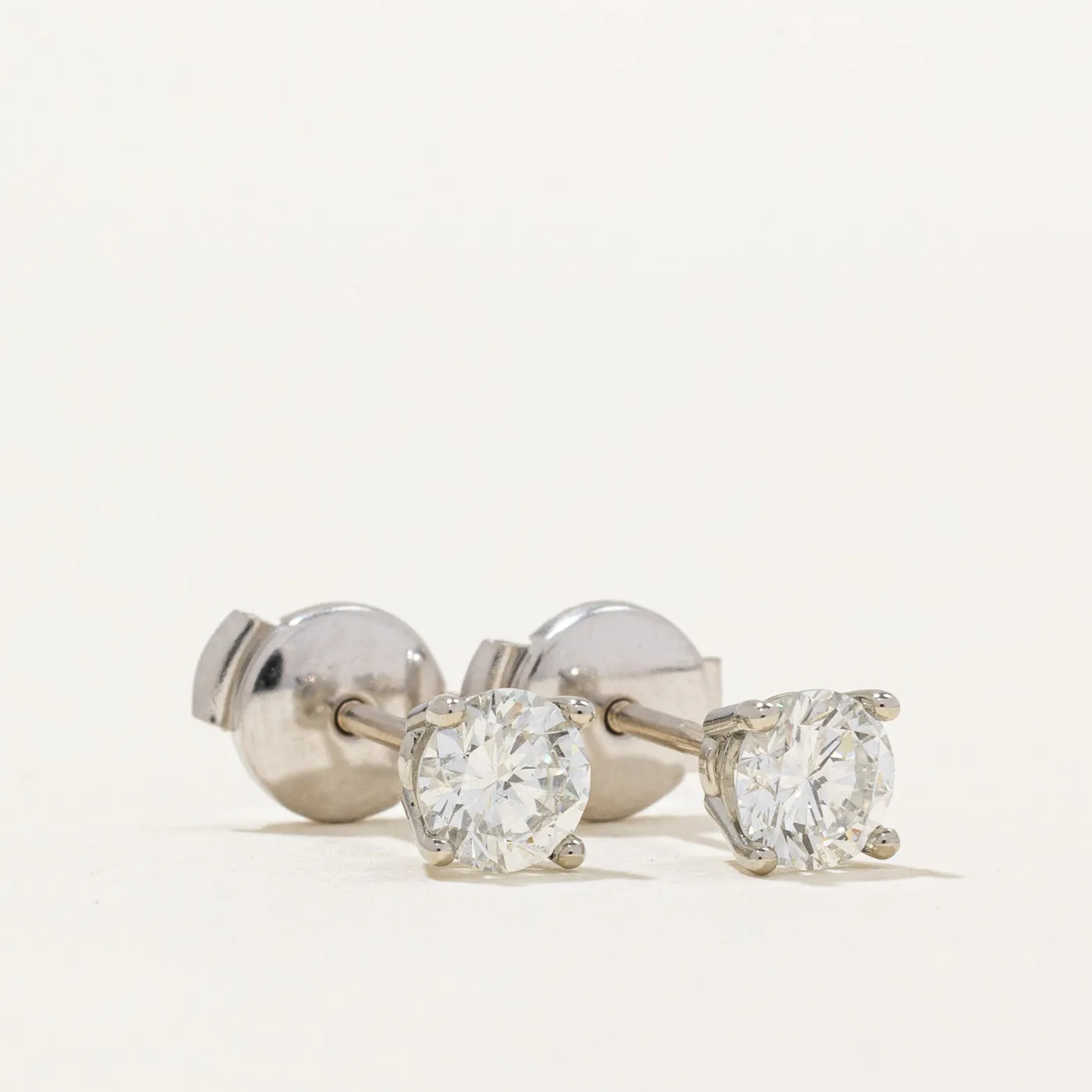 100 Ways Jewelry 100 Ways' GIA Certified Diamond Stud Earrings | 0.83ctw VS1/VS2 G |