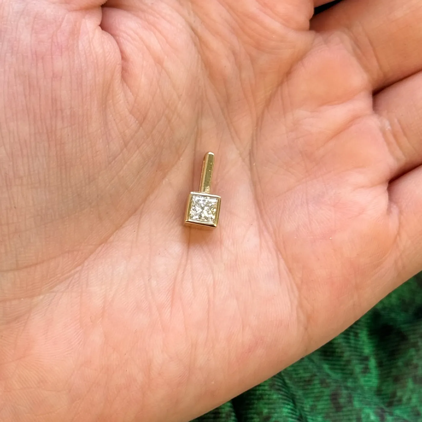 100 Ways Jewelry 100 Ways' GIA Certified Princess Cut Diamond Pendant | 0.51ct |