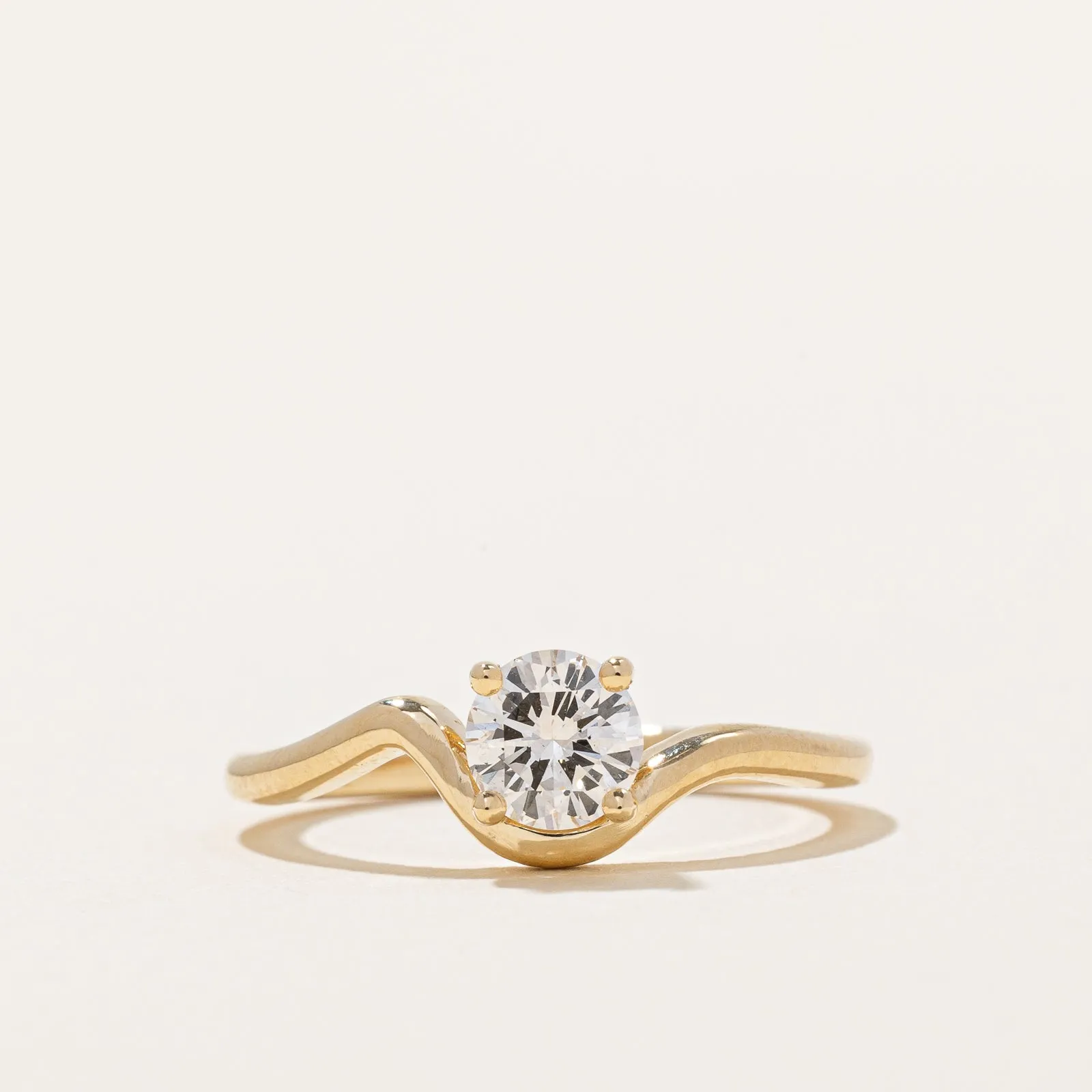 100 Ways Jewelry '100 Ways' GIA Diamond Freeform Engagement Ring | 0.54ct | SZ 6.75 |