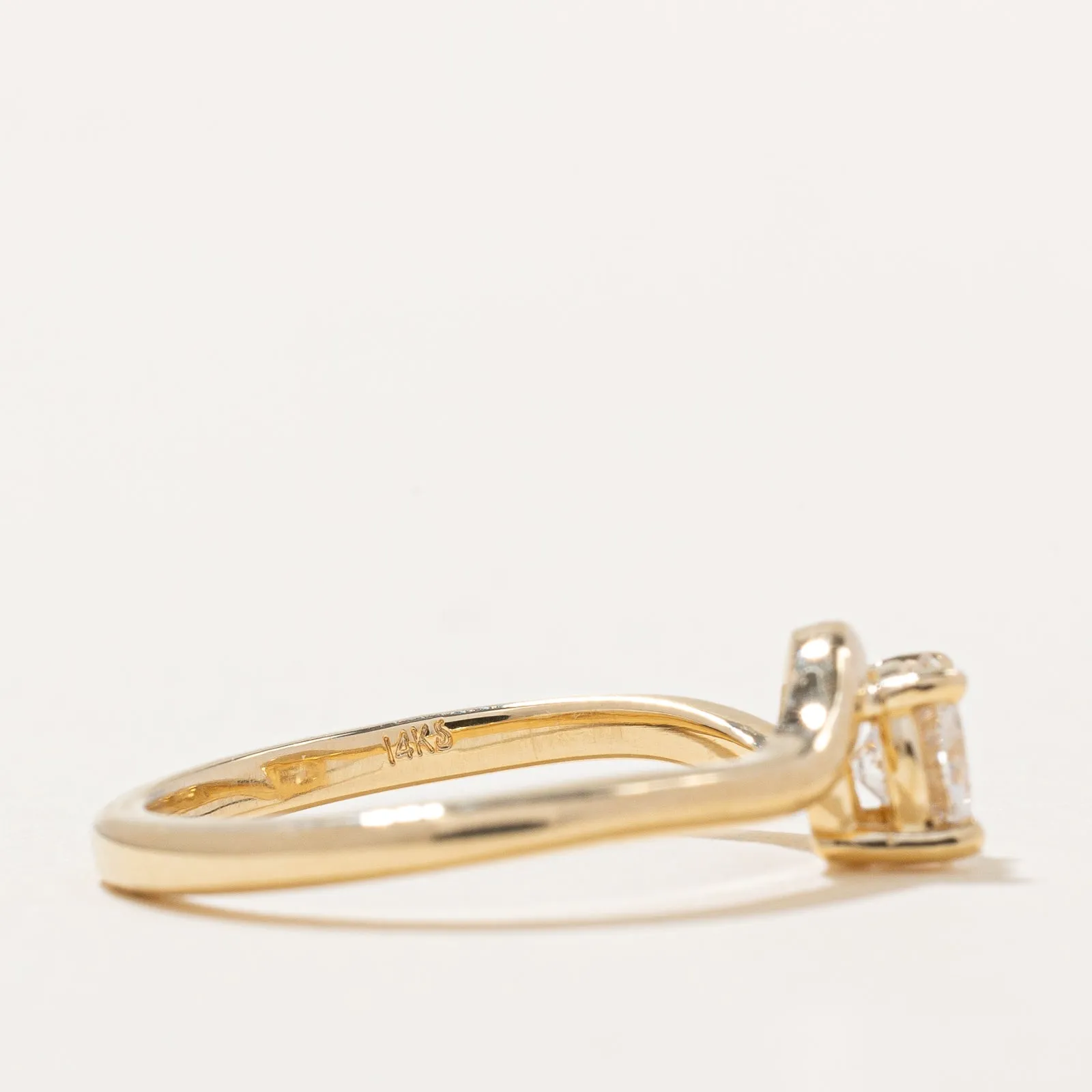 100 Ways Jewelry '100 Ways' GIA Diamond Freeform Engagement Ring | 0.54ct | SZ 6.75 |