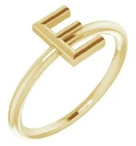 100 Ways Jewelry '100 Ways' Initial Rings | Options Available |