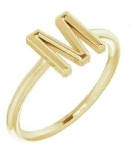 100 Ways Jewelry '100 Ways' Initial Rings | Options Available |