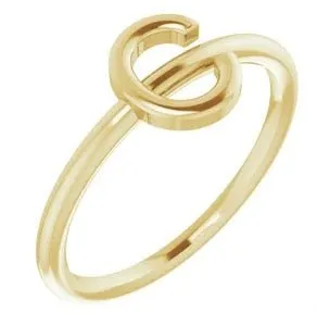 100 Ways Jewelry '100 Ways' Initial Rings | Options Available |