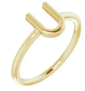 100 Ways Jewelry '100 Ways' Initial Rings | Options Available |