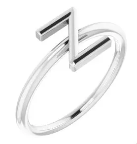 100 Ways Jewelry '100 Ways' Initial Rings | Options Available |