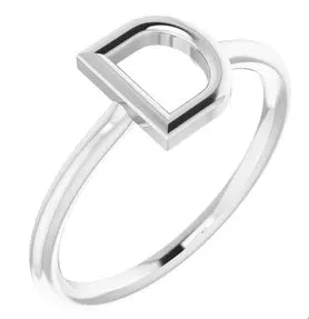100 Ways Jewelry '100 Ways' Initial Rings | Options Available |