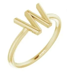100 Ways Jewelry '100 Ways' Initial Rings | Options Available |