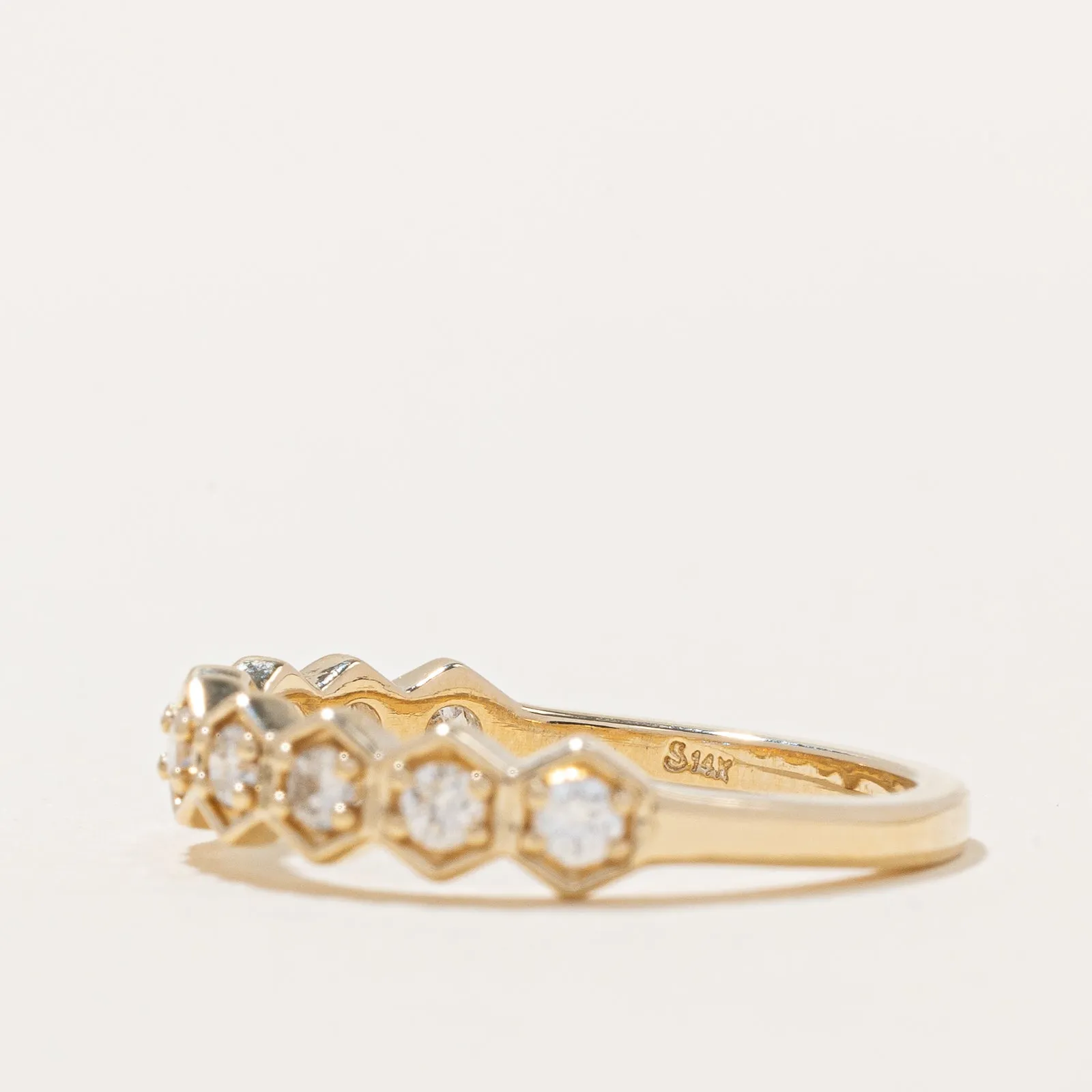 100 Ways Jewelry '100 Ways' Nine Stone Diamond Ring | 0.45ctw | SZ 7 |