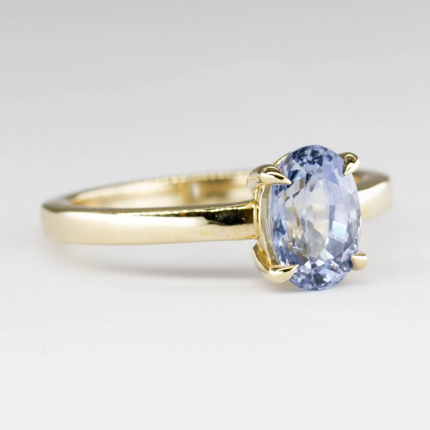 100 Ways Jewelry '100 Ways' Oval Ceylon Sapphire Ring | 2.12ct | SZ 7 |