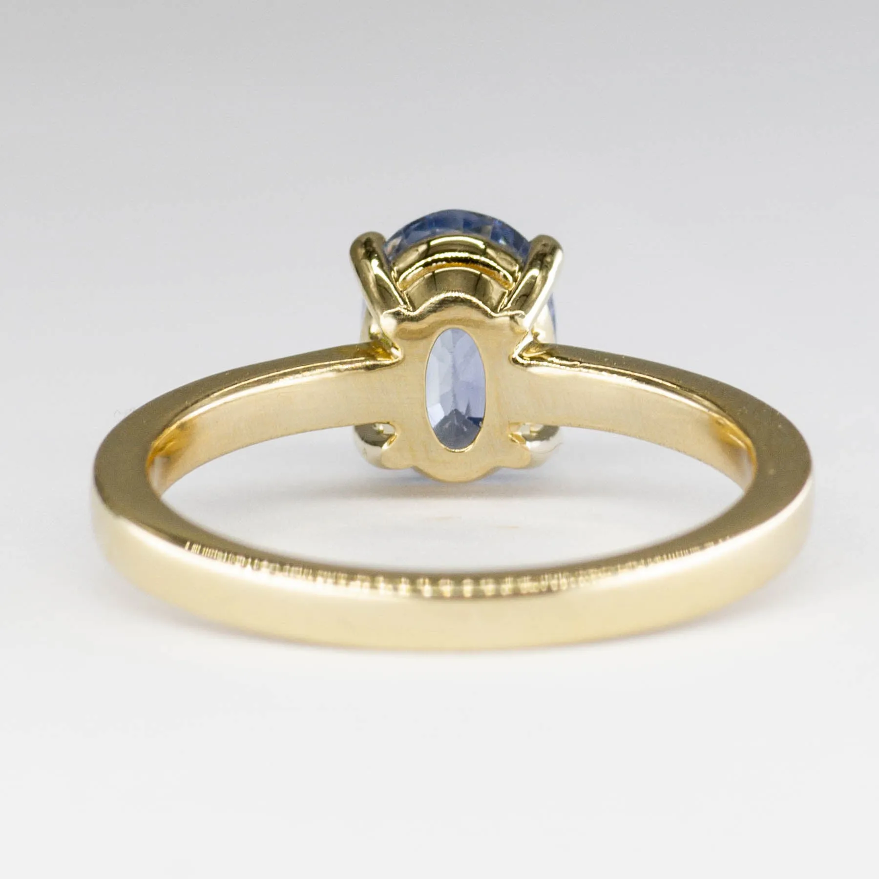 100 Ways Jewelry '100 Ways' Oval Ceylon Sapphire Ring | 2.12ct | SZ 7 |