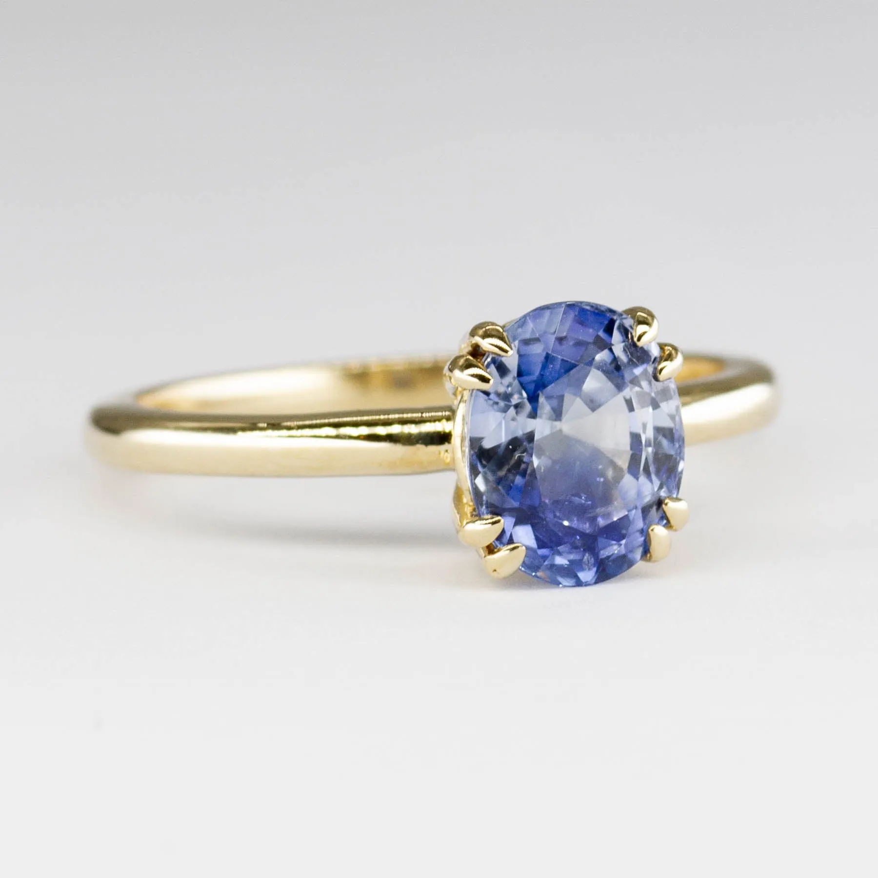 100 Ways Jewelry '100 Ways' Oval Ceylon Sapphire Ring | 2.30ct | SZ 6.75 |
