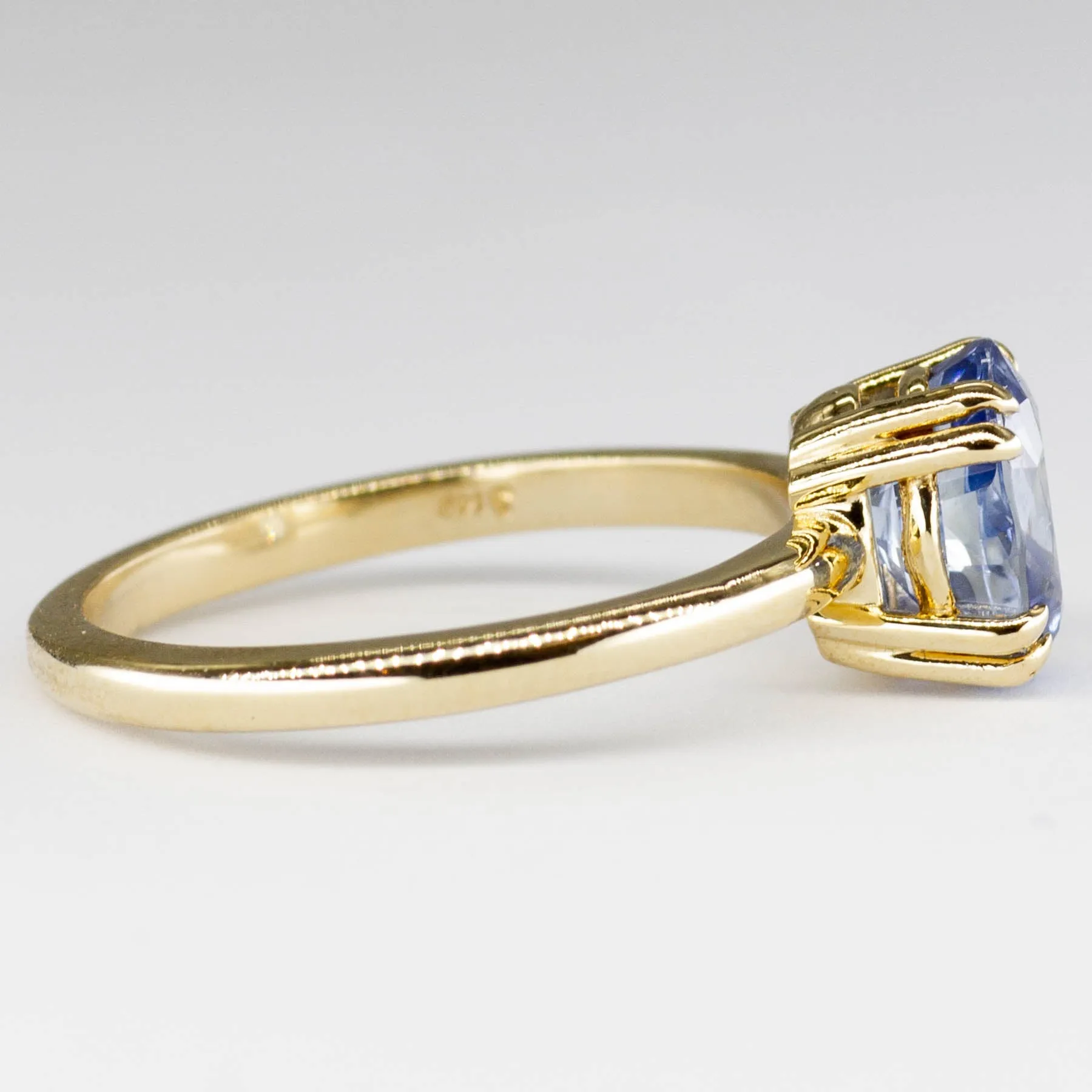 100 Ways Jewelry '100 Ways' Oval Ceylon Sapphire Ring | 2.30ct | SZ 6.75 |