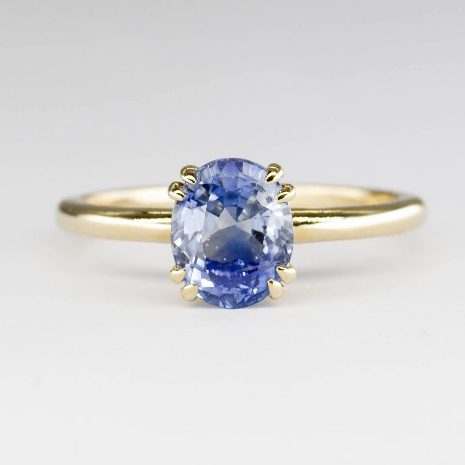 100 Ways Jewelry '100 Ways' Oval Ceylon Sapphire Ring | 2.30ct | SZ 6.75 |