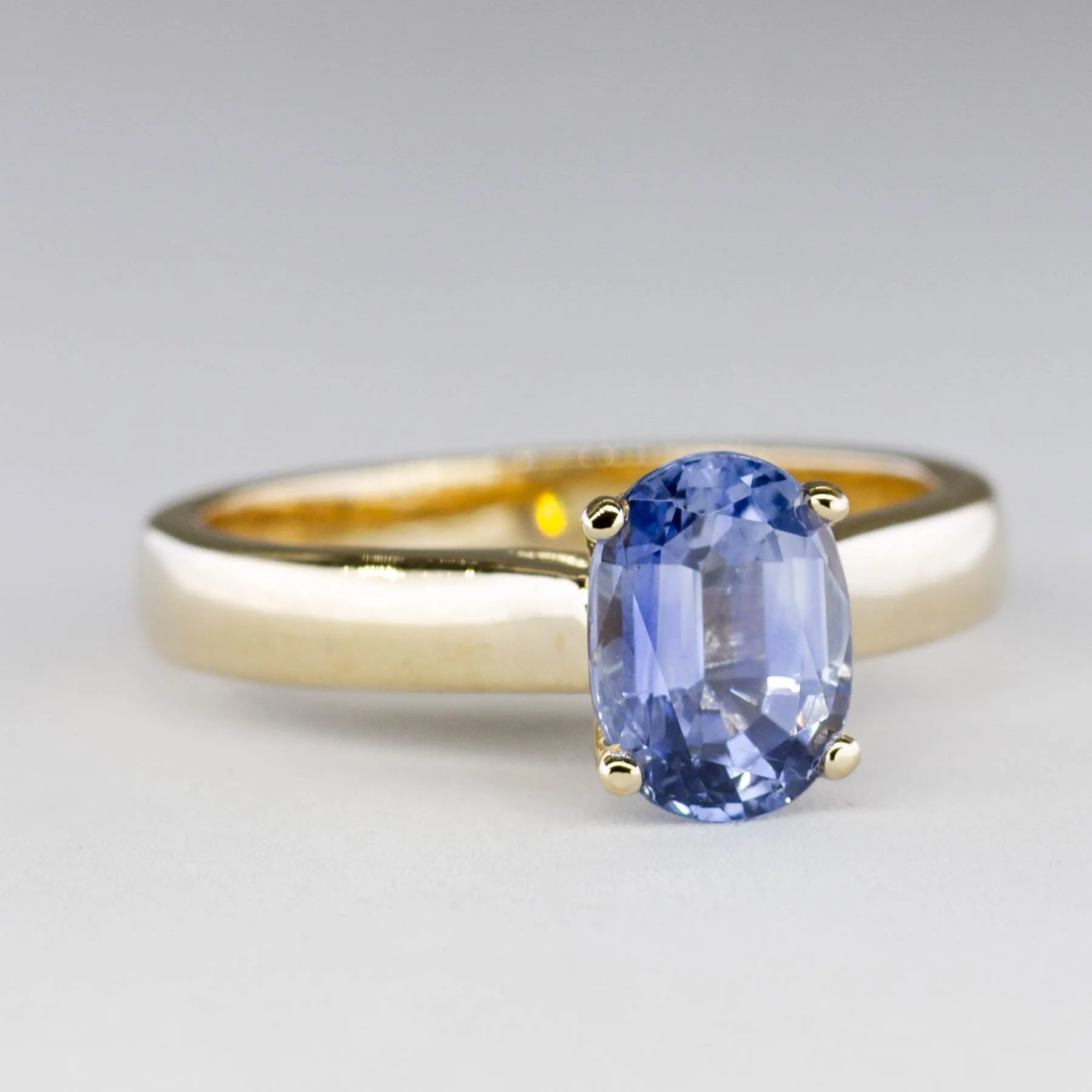 100 Ways Jewelry '100 Ways' Oval Sapphire and Diamond Ring | 2.02ct, 0.05ctw | SZ 7 |