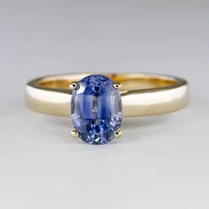 100 Ways Jewelry '100 Ways' Oval Sapphire and Diamond Ring | 2.02ct, 0.05ctw | SZ 7 |
