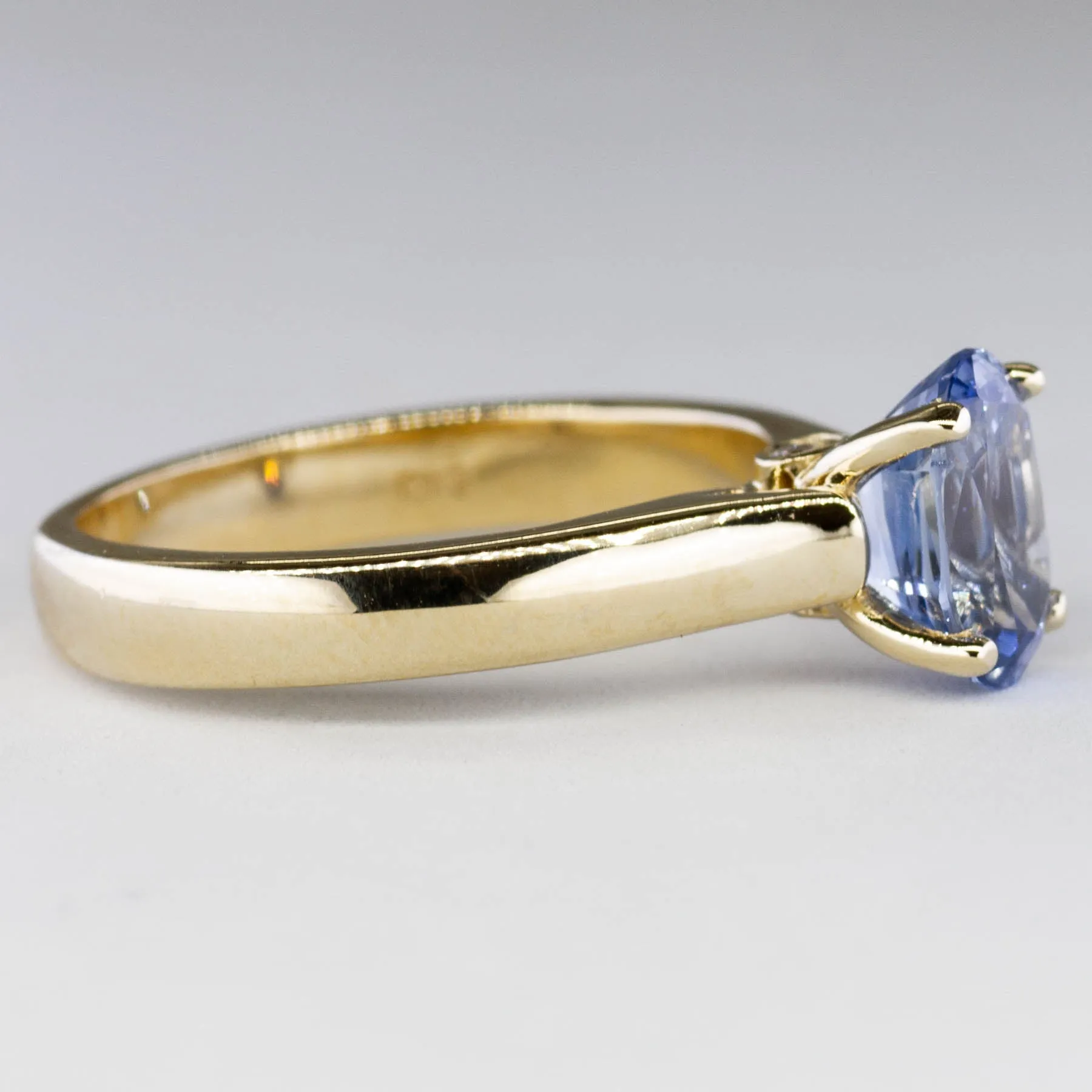 100 Ways Jewelry '100 Ways' Oval Sapphire and Diamond Ring | 2.02ct, 0.05ctw | SZ 7 |