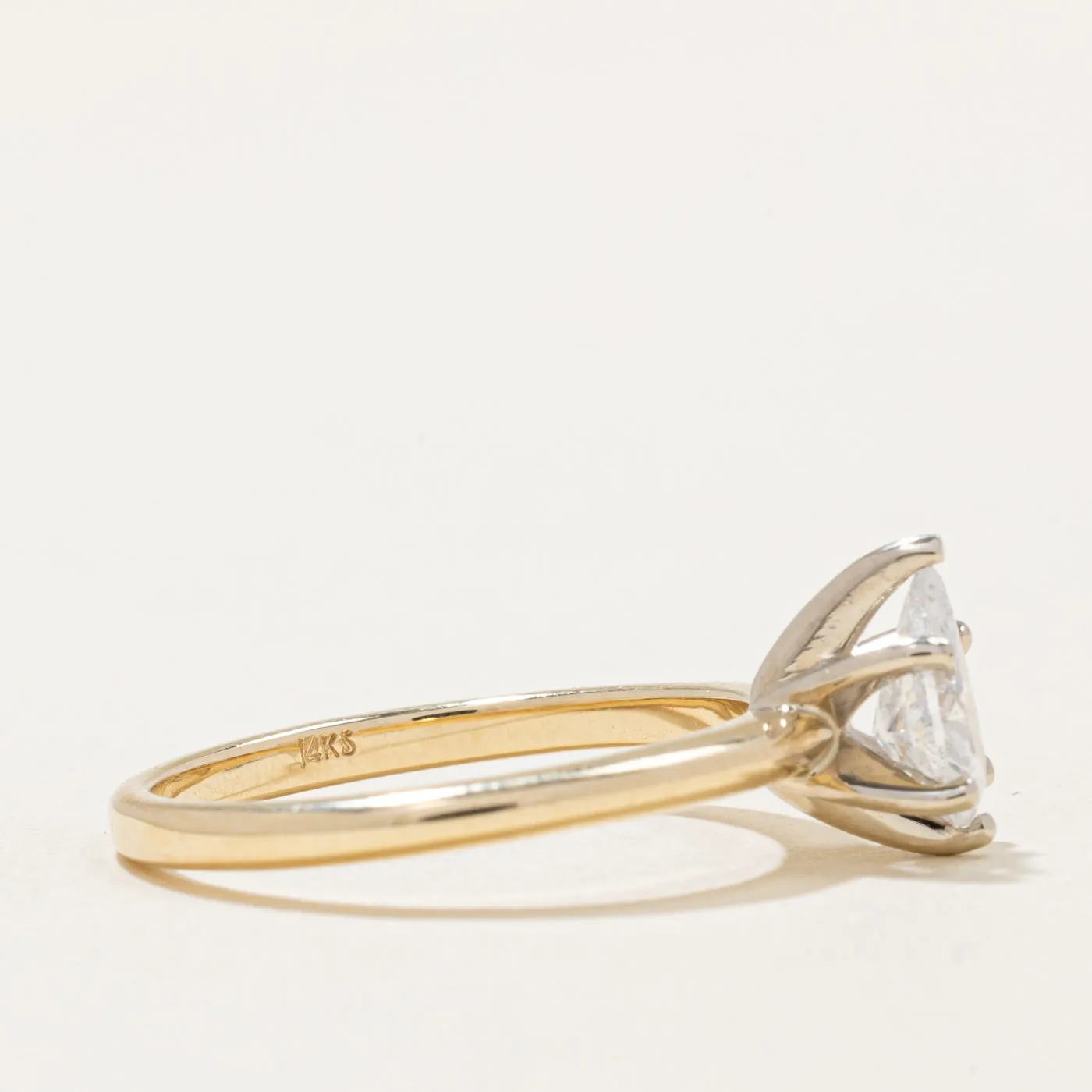 100 Ways Jewelry 100 Ways' Pear Diamond Engagement Ring | 0.70ct | SZ 6.75 |