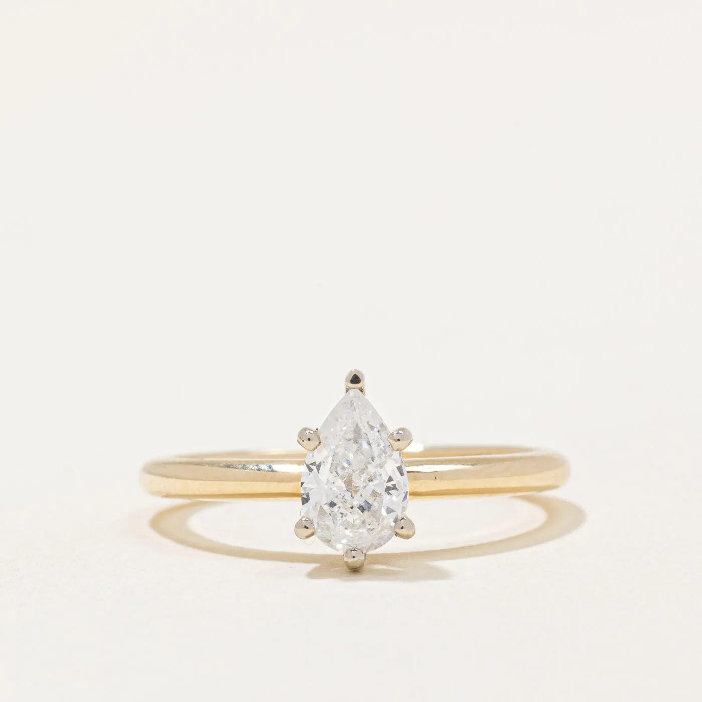 100 Ways Jewelry 100 Ways' Pear Diamond Engagement Ring | 0.70ct | SZ 6.75 |