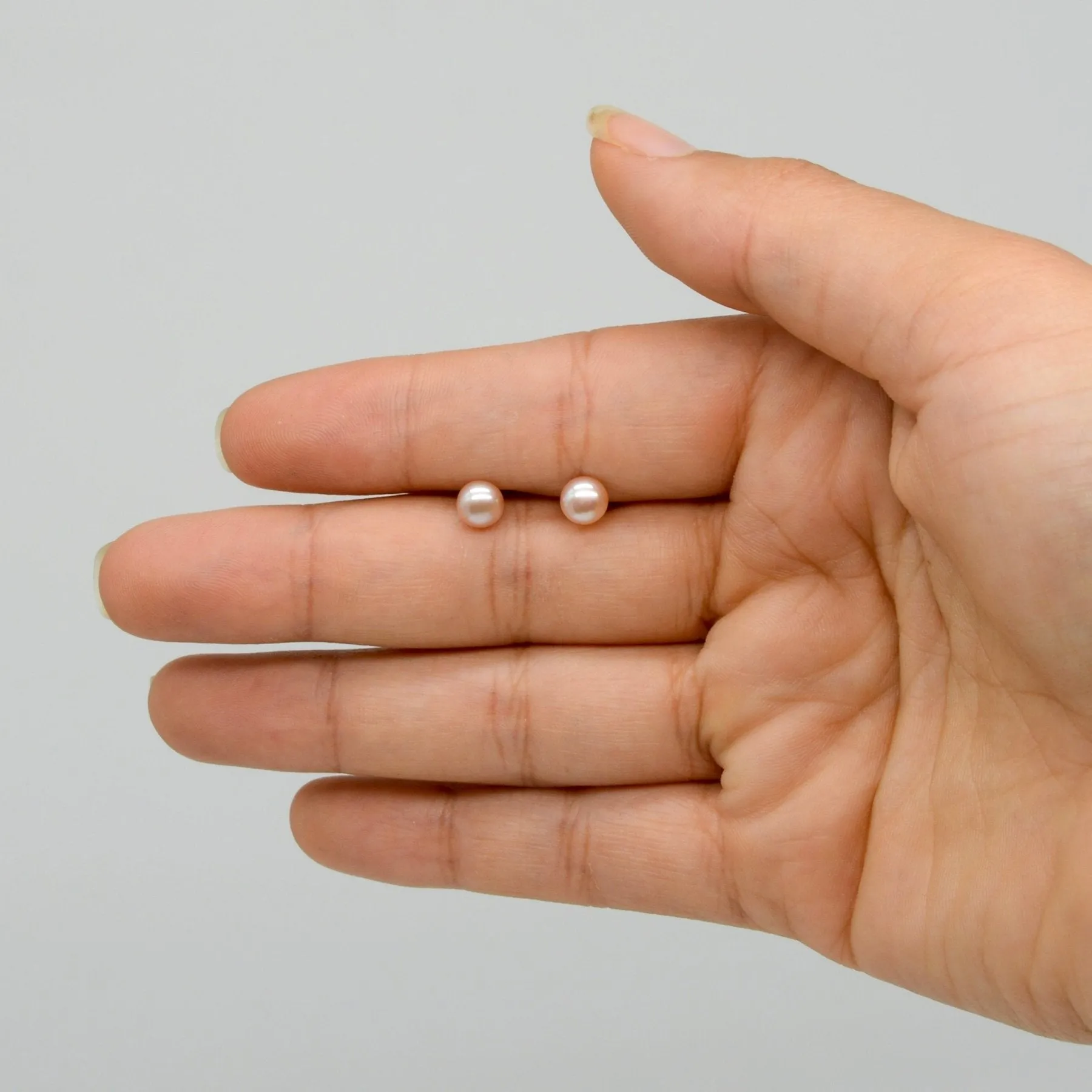 100 Ways Jewelry '100 Ways' Pink Pearl Studs |