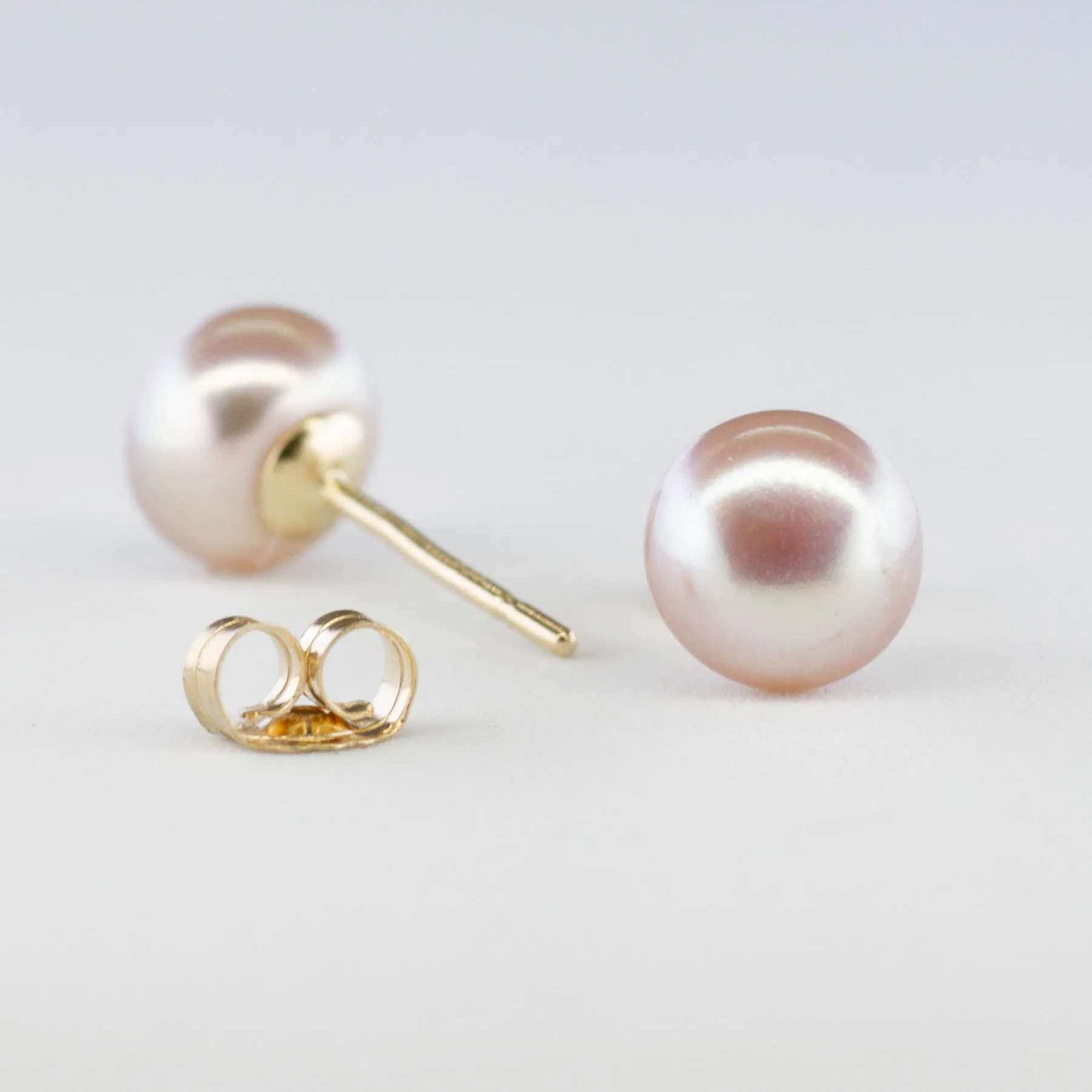 100 Ways Jewelry '100 Ways' Pink Pearl Studs |