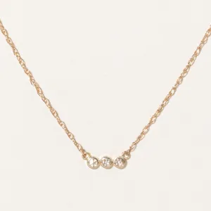 100 Ways Jewelry '100 Ways' Rose Cut Diamond Pendant Necklace | 0.06ctw | 18" |