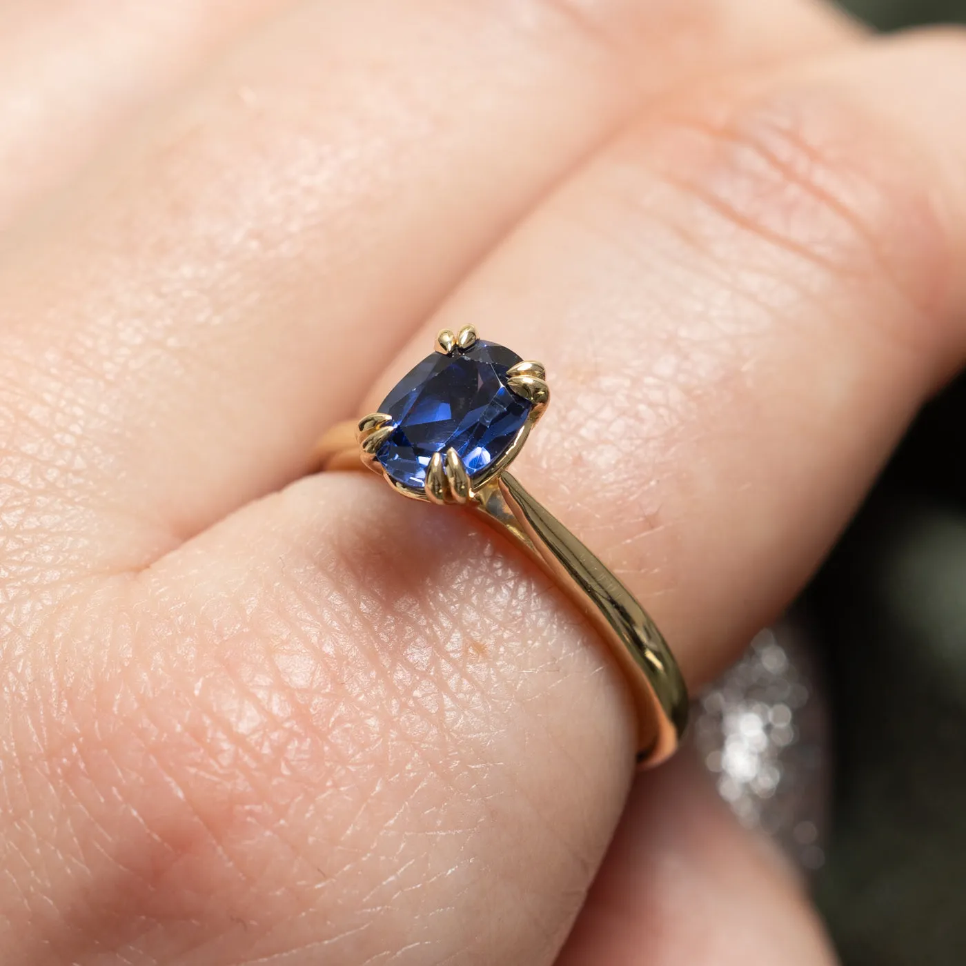 100 Ways Jewelry '100 Ways' Sapphire Basket Set Ring | 1.32ct | SZ 6.75 |