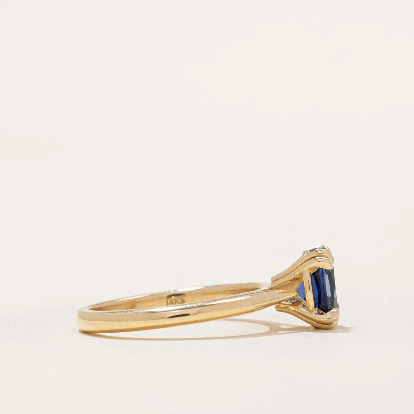 100 Ways Jewelry '100 Ways' Sapphire Basket Set Ring | 1.32ct | SZ 6.75 |