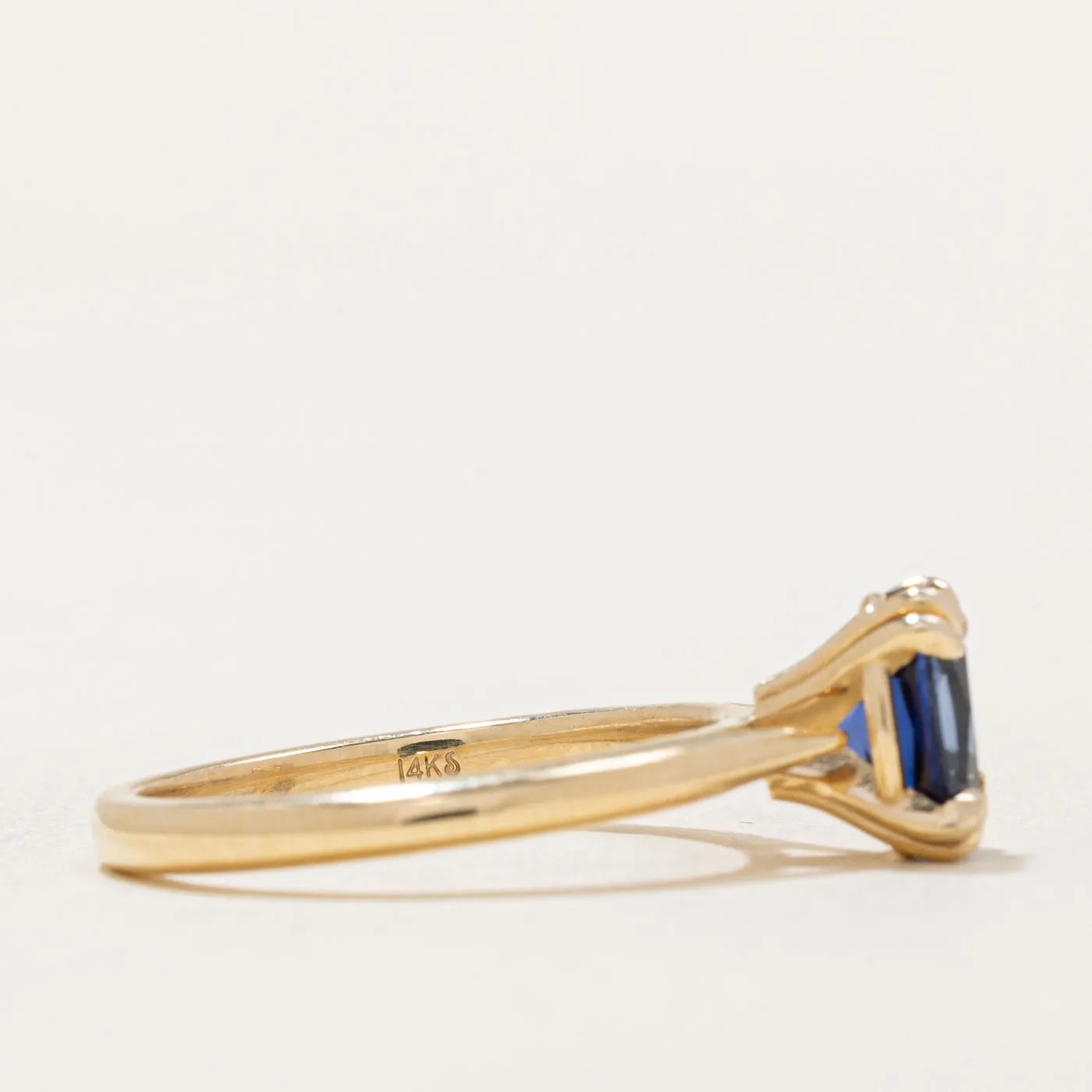 100 Ways Jewelry '100 Ways' Sapphire Basket Set Ring | 1.32ct | SZ 6.75 |