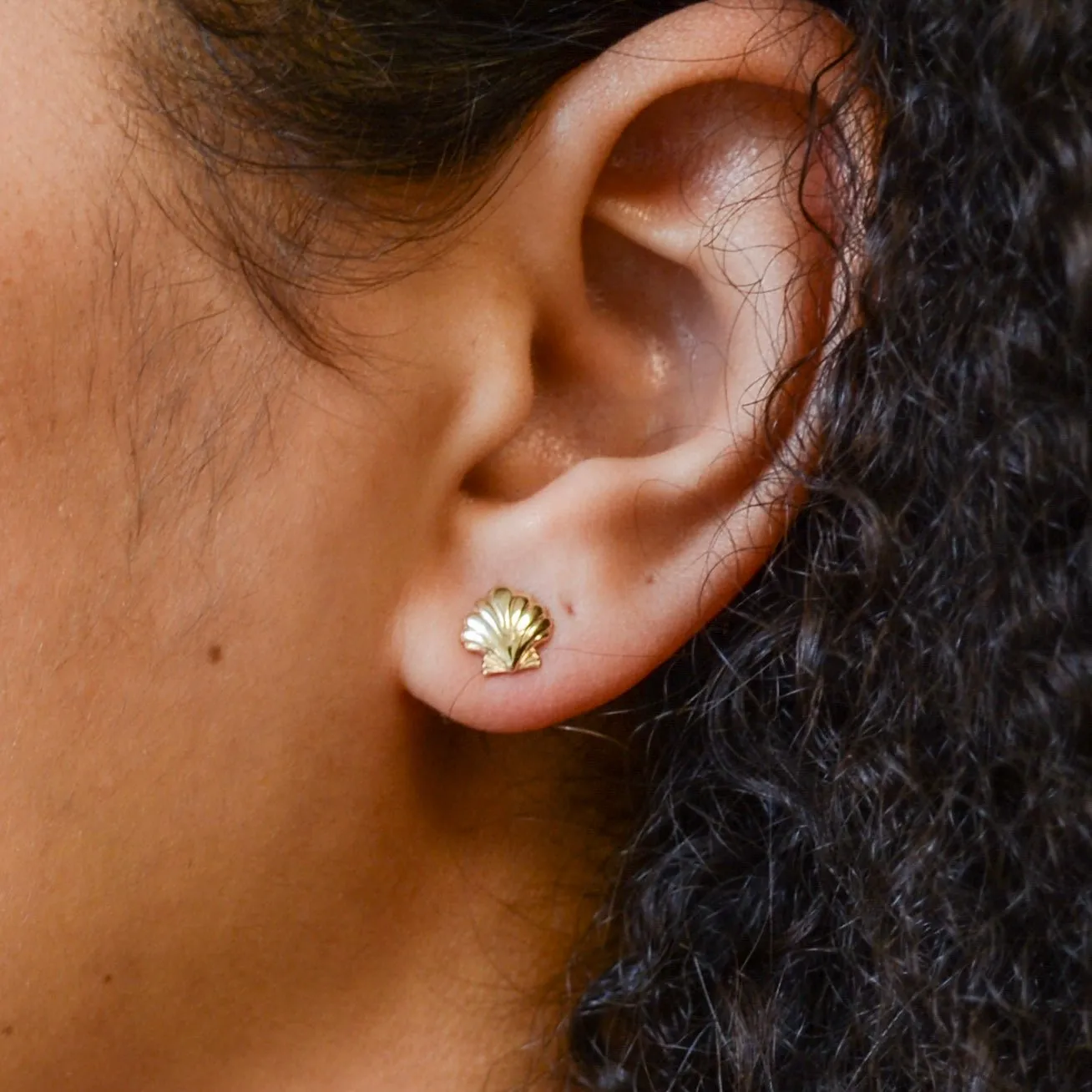 100 Ways Jewelry '100 Ways' Seashell Stud Earrings |