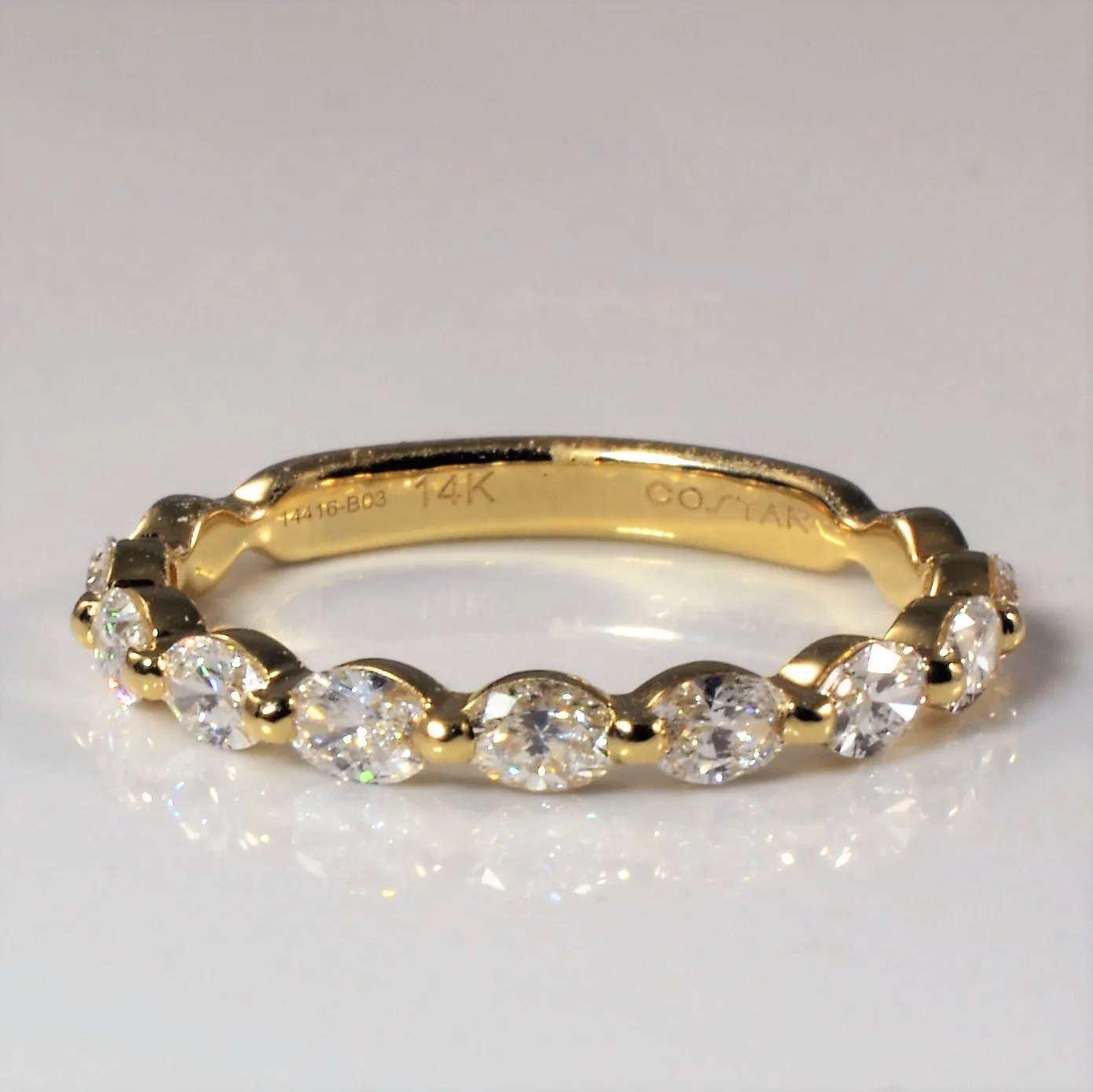 100 Ways Jewelry '100 Ways' Semi Eternity Marquise Diamond Band | Options Available | 0.75ctw |