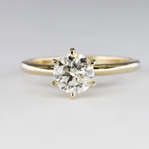 100 Ways Jewelry '100 Ways' Six Prong Diamond Solitaire | 1.18ct I1 H/I | SZ 6.75 |