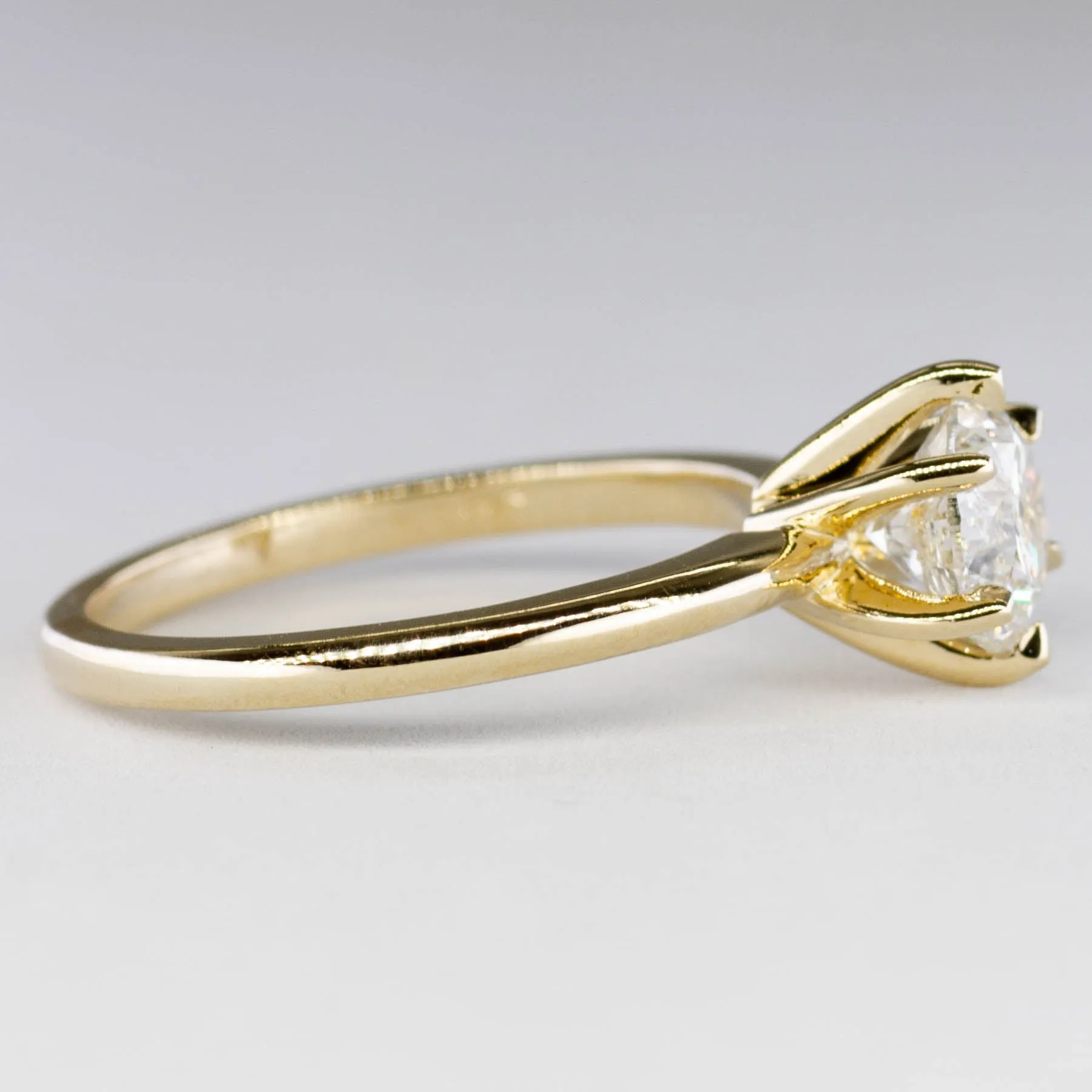 100 Ways Jewelry '100 Ways' Six Prong Diamond Solitaire | 1.18ct I1 H/I | SZ 6.75 |