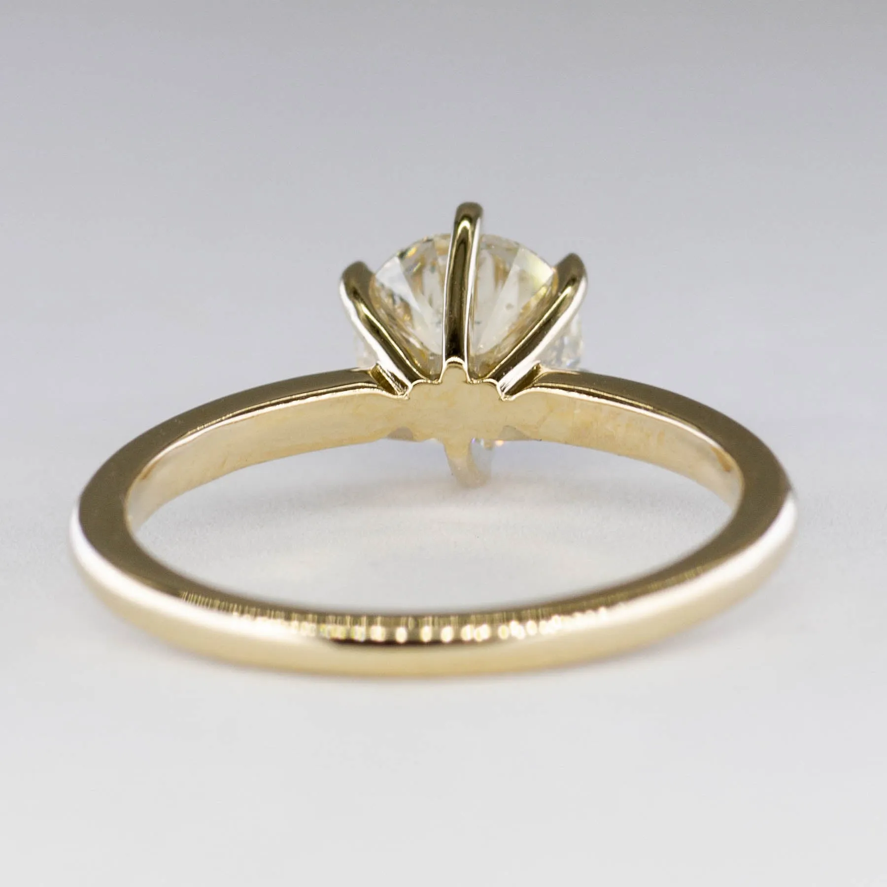 100 Ways Jewelry '100 Ways' Six Prong Diamond Solitaire | 1.18ct I1 H/I | SZ 6.75 |