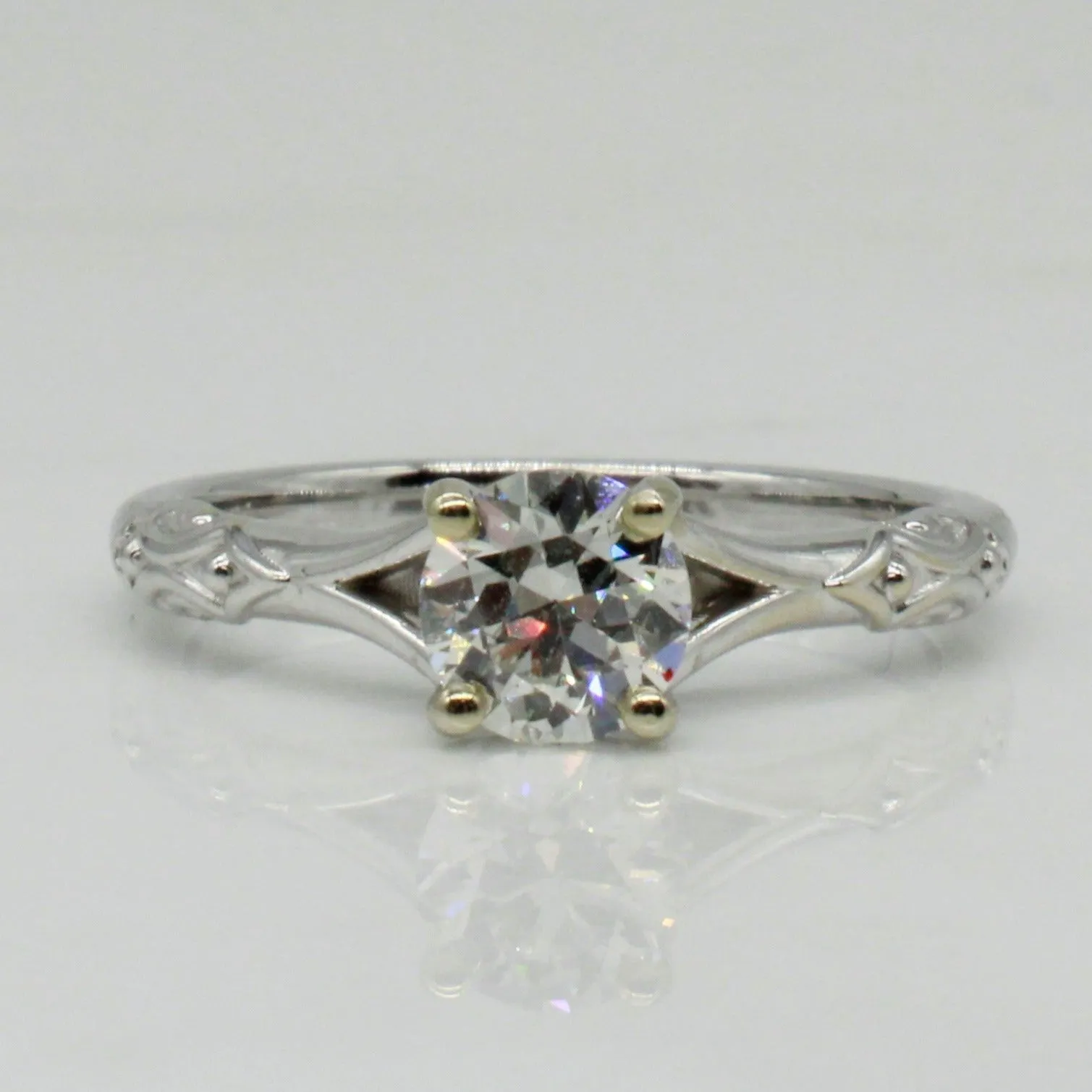 100 Ways Jewelry '100 Ways' Split Shank Old European Diamond Engagement Ring | 0.70ct | SZ 6.75 |