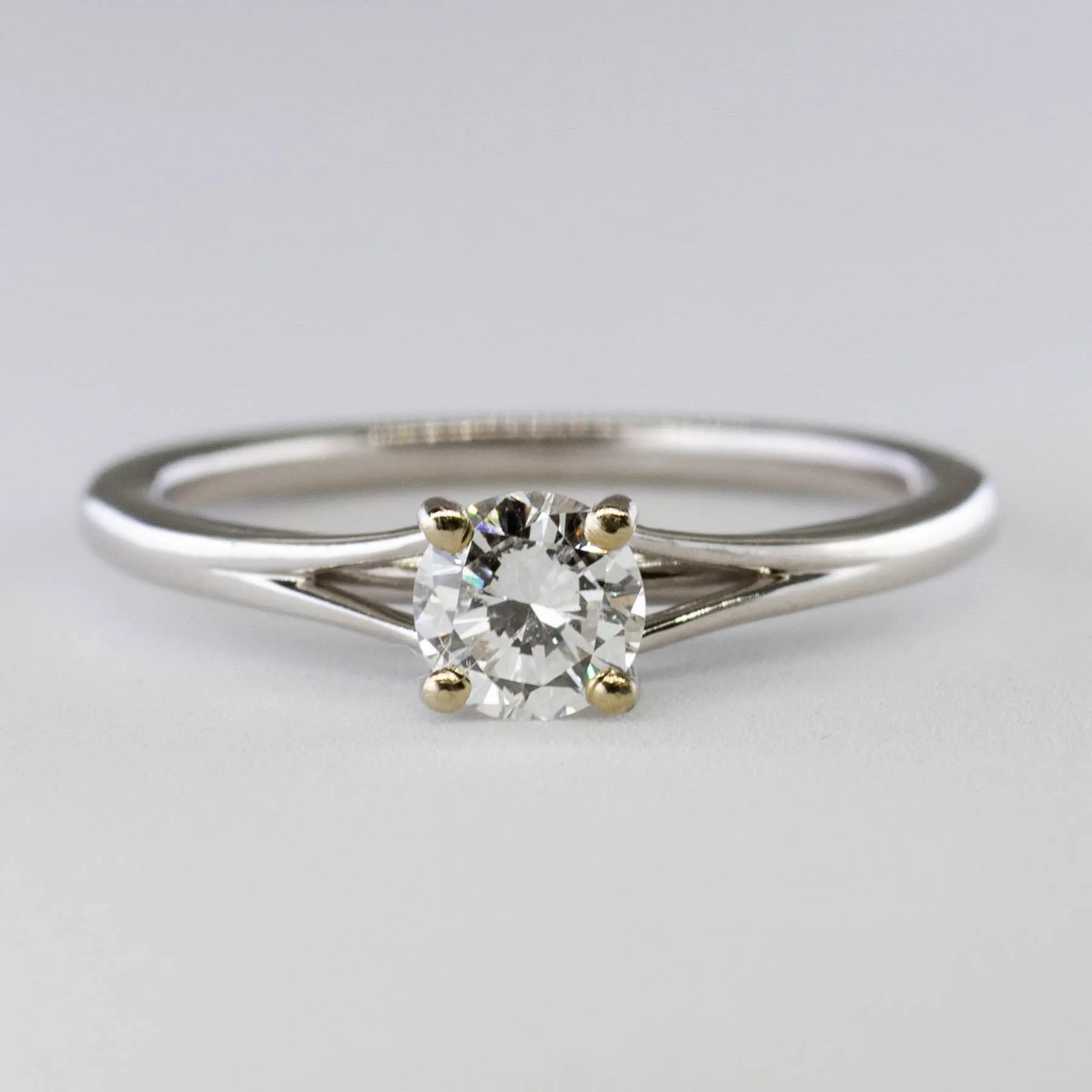 100 Ways Jewelry '100 Ways' Split Shank Solitaire Engagement Ring | 0.50ct | SZ 7 |