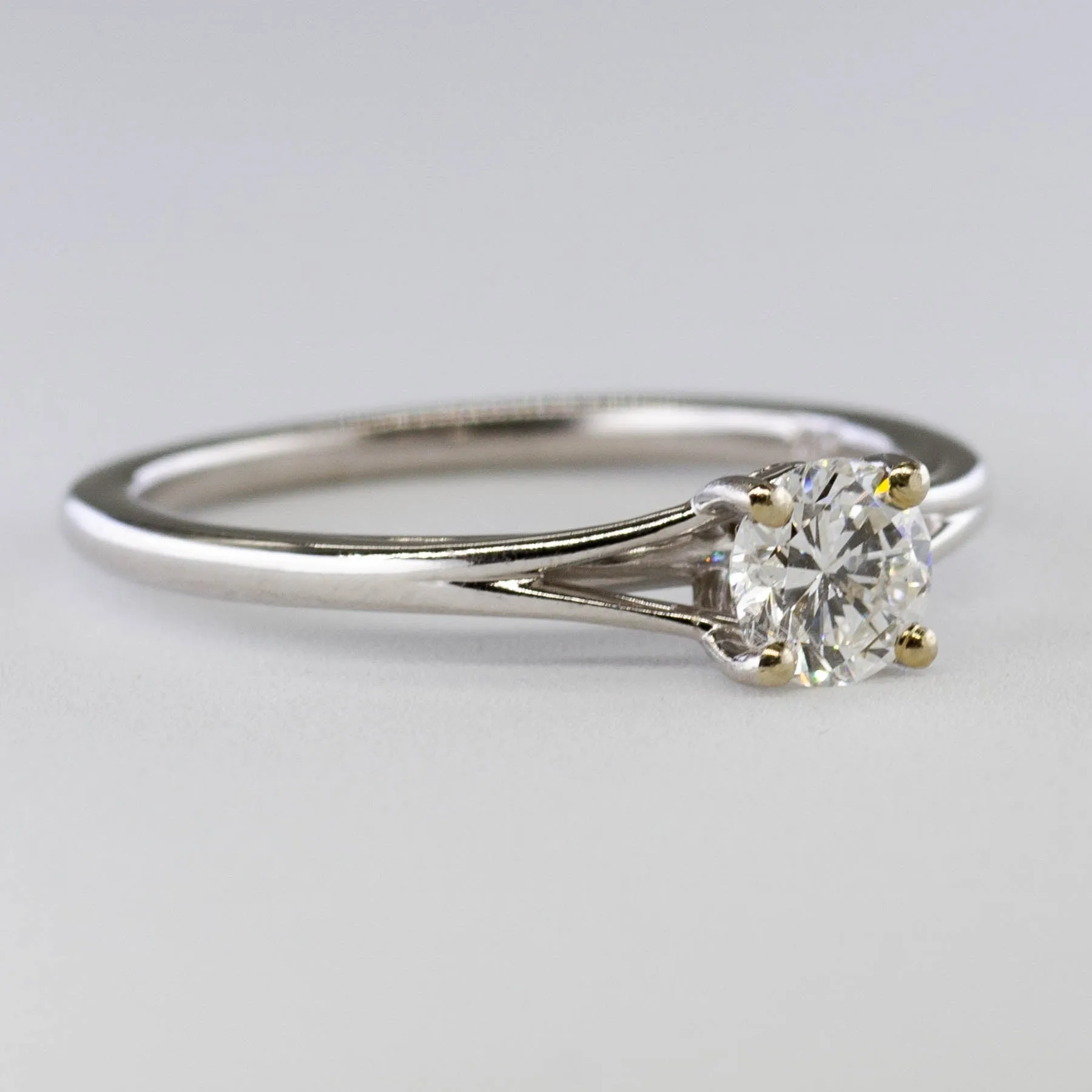 100 Ways Jewelry '100 Ways' Split Shank Solitaire Engagement Ring | 0.50ct | SZ 7 |