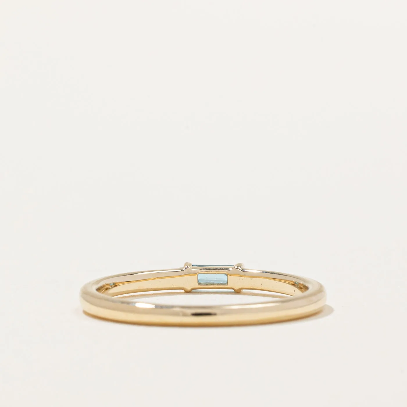 100 Ways Jewelry 100 Ways' Swiss Blue Topaz Ring | 0.12ct | SZ 6.75 |